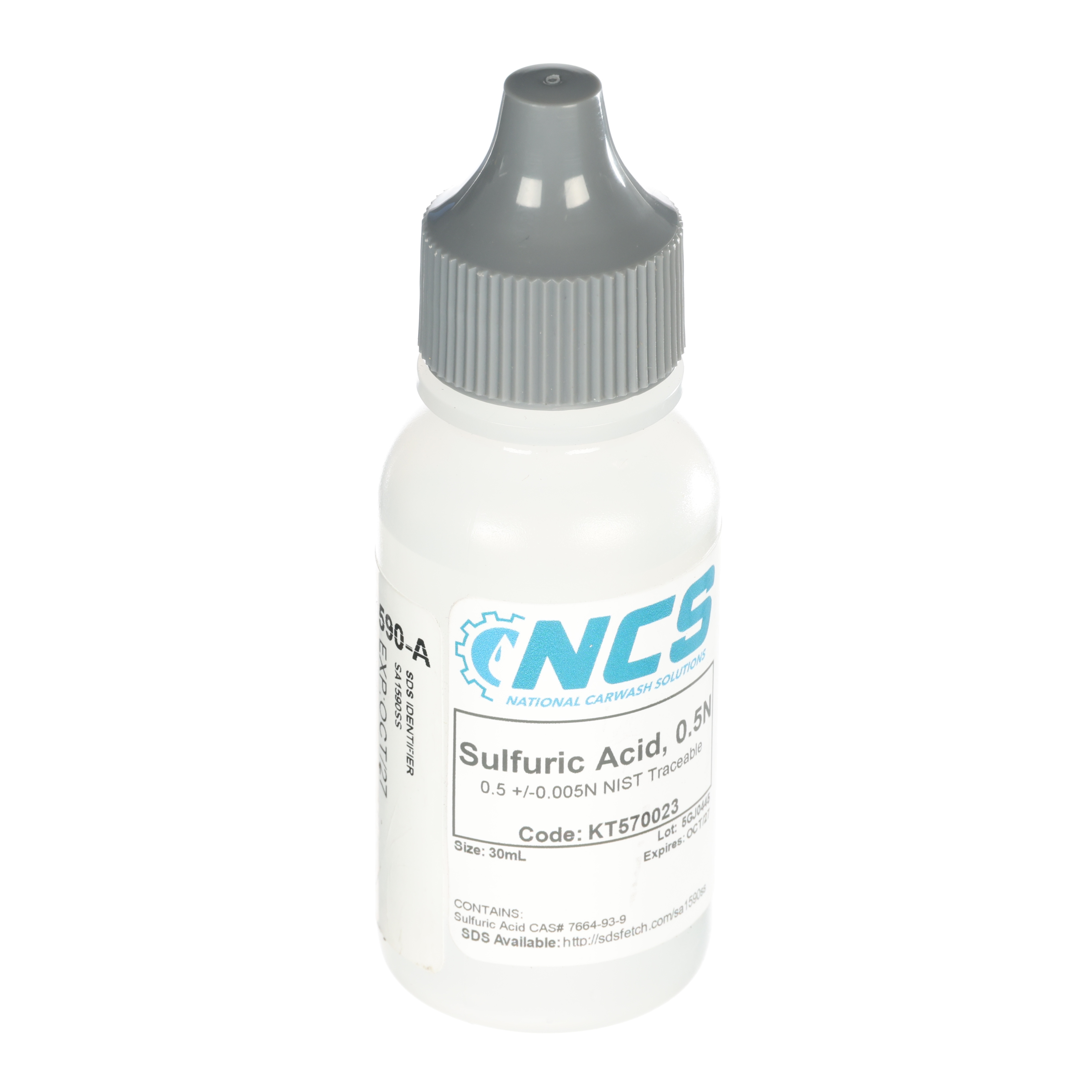 SULFURIC ACID,0.5N, 30ML GRAY