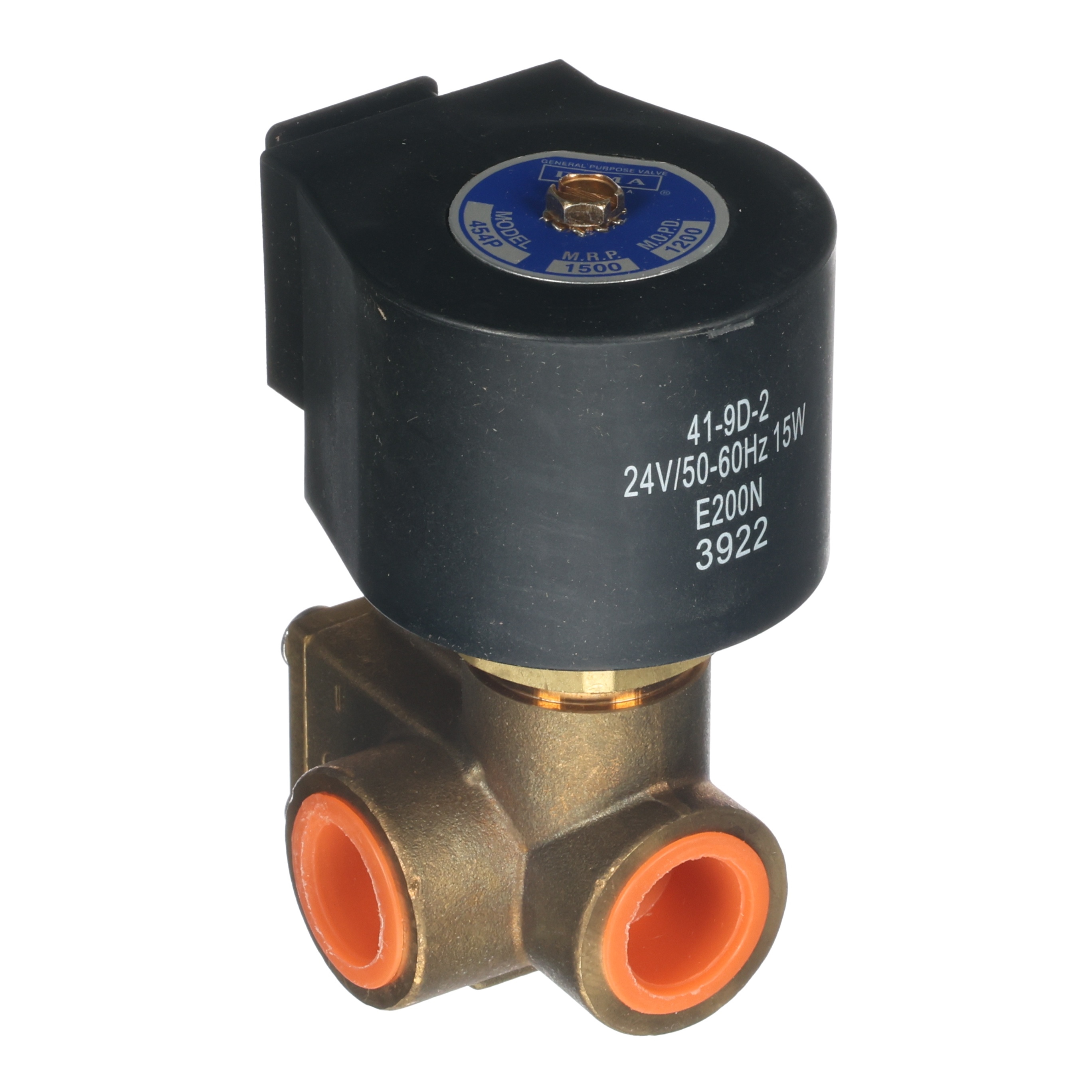 VALVE/SOL,1/2",NC,HP,W/DIN