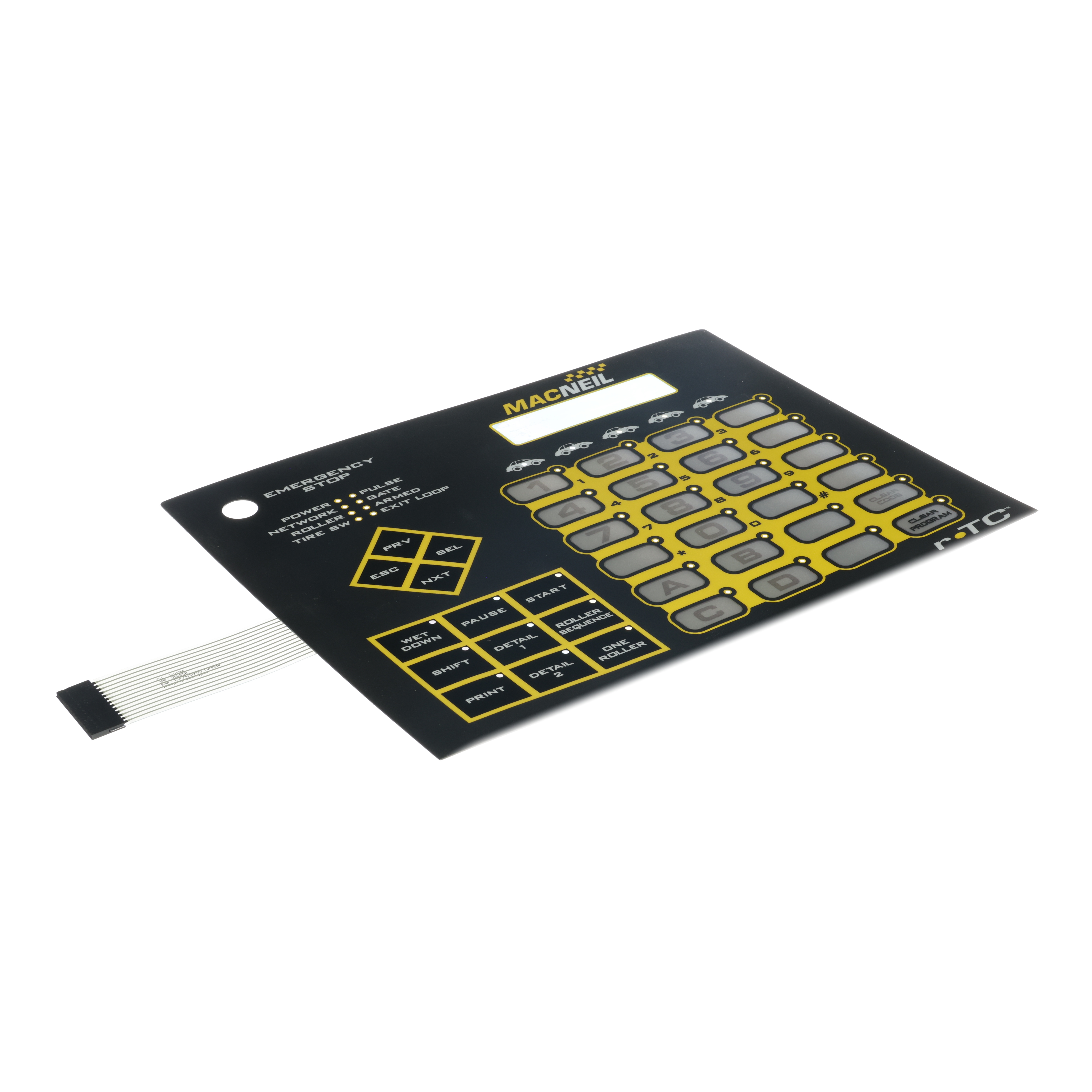 PBS4000 KEYPAD MEMBRANE - KTR-