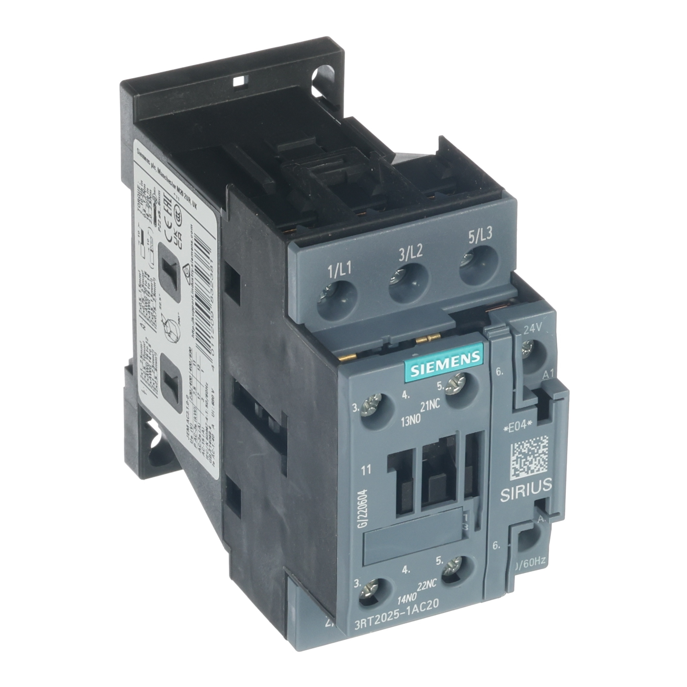 CONTACTOR/16A,24VAC,SIEMENS