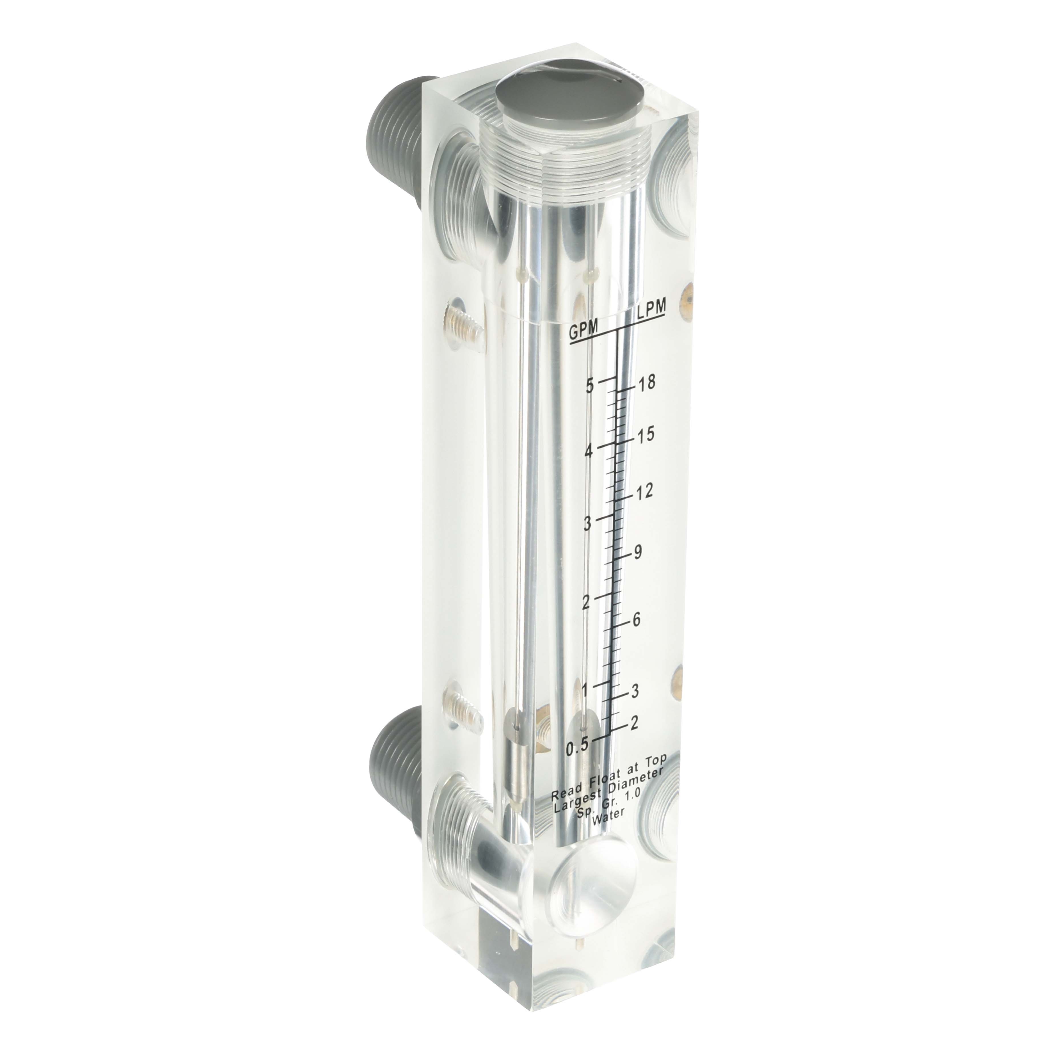 FLOW METER/1-5 GPM,1/2"
