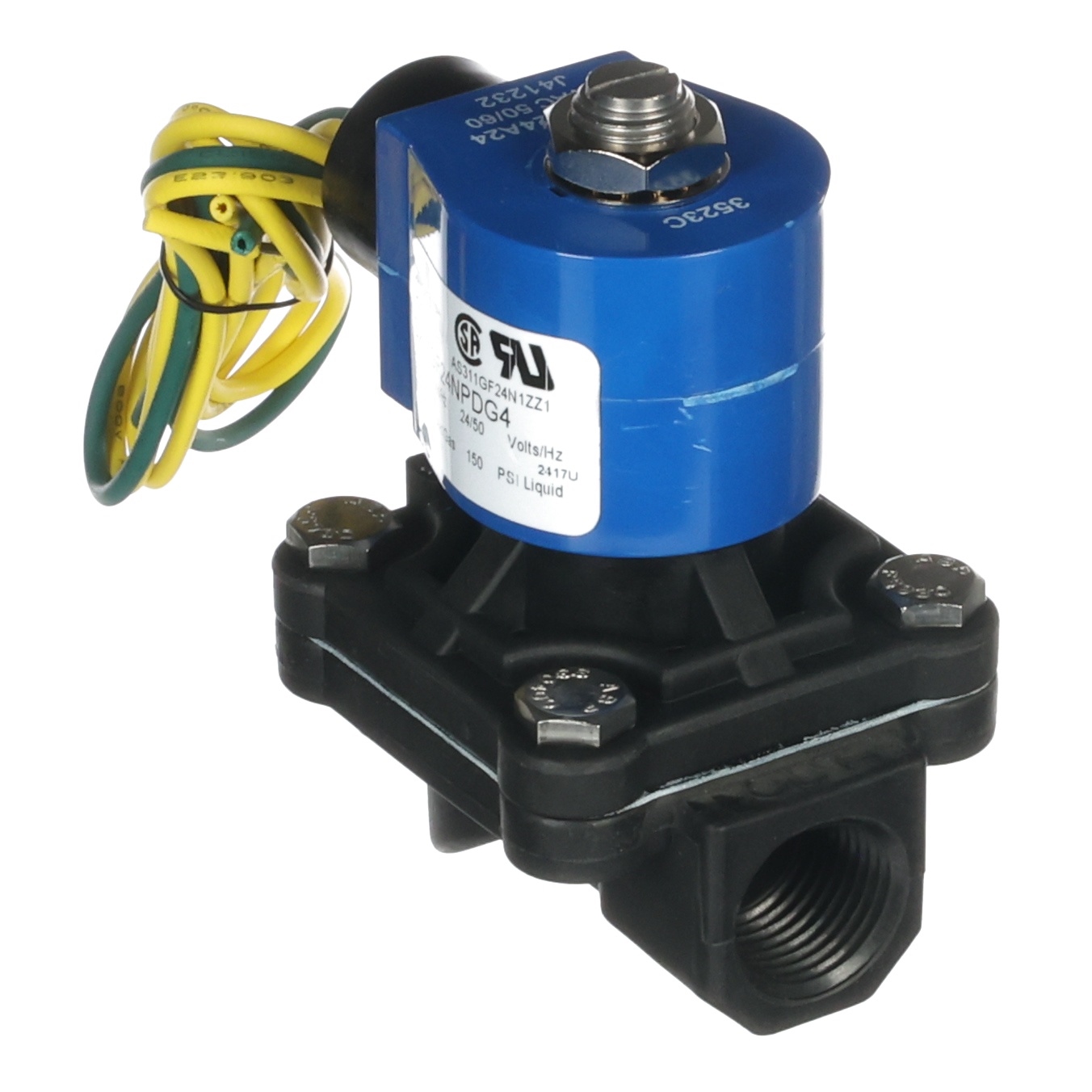 Valve/1/2Fnpt,Nc,24Vac,Gf-Nyl