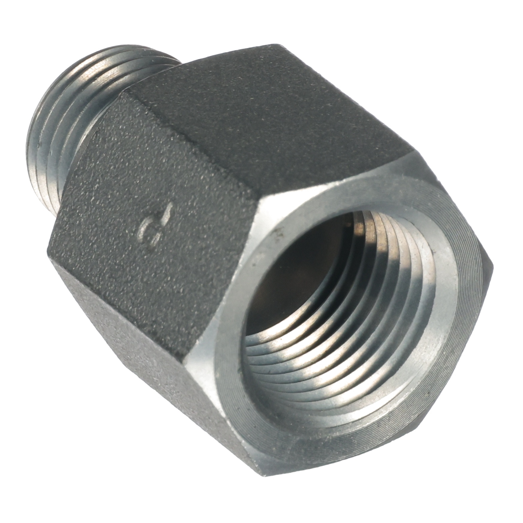 Adapter/3/8Fnptx9/16Unf,Steel