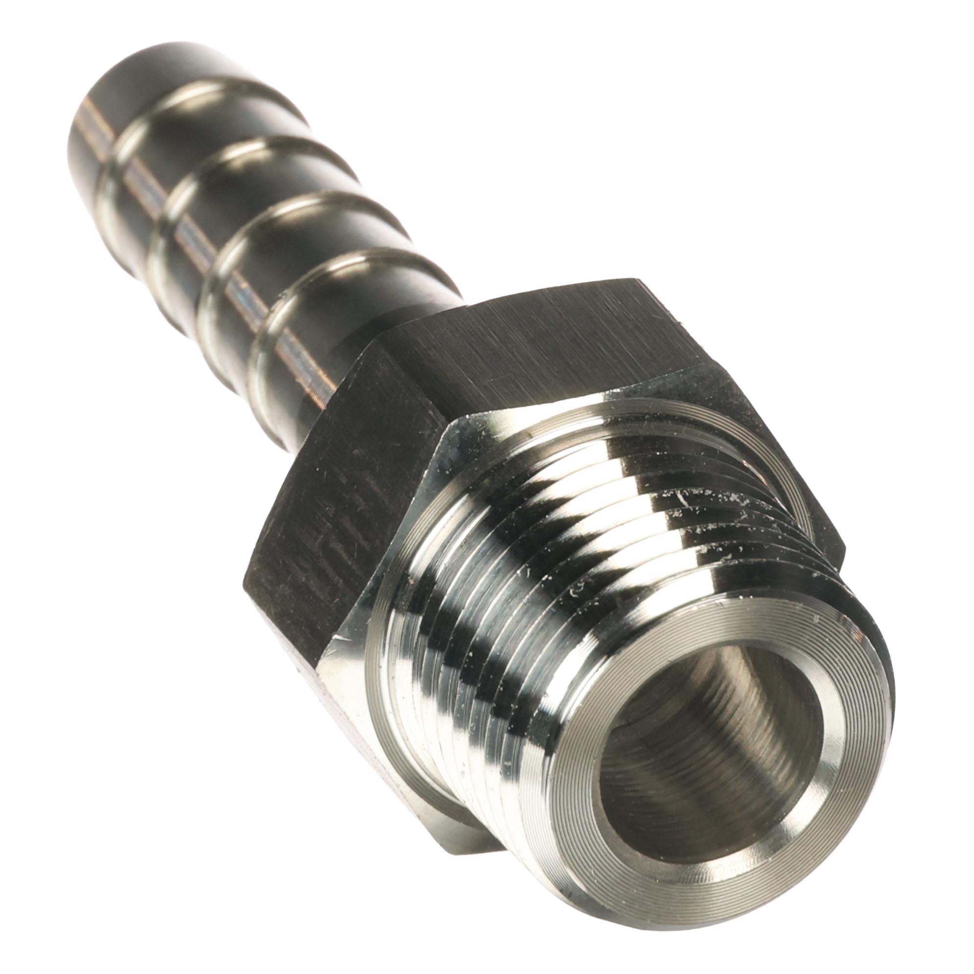 Hose Barb, 3/8"H X 3/8"Mnpt Ss