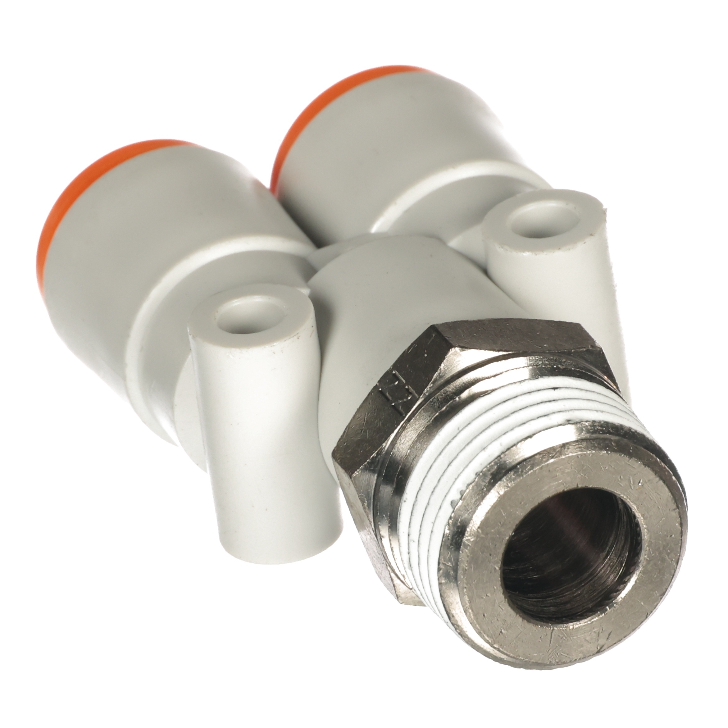 Tube-Ftg/Y,3/8Tx3/8Npt,Push