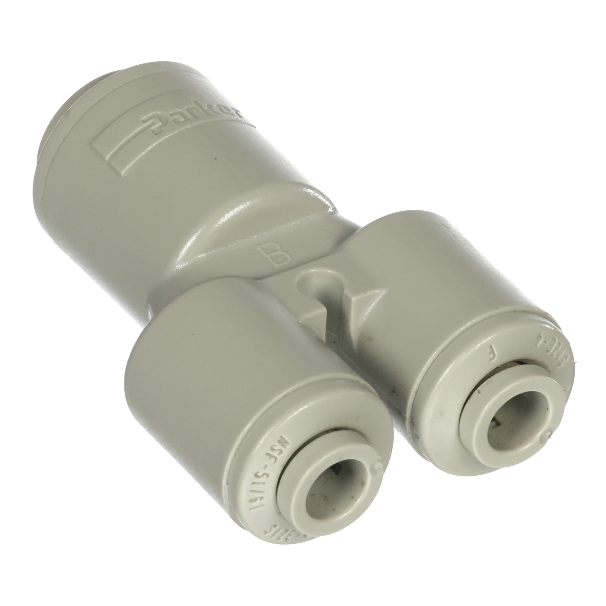 TUBE-FTG/Y,3/8TX1/4T,PUSH,PLST