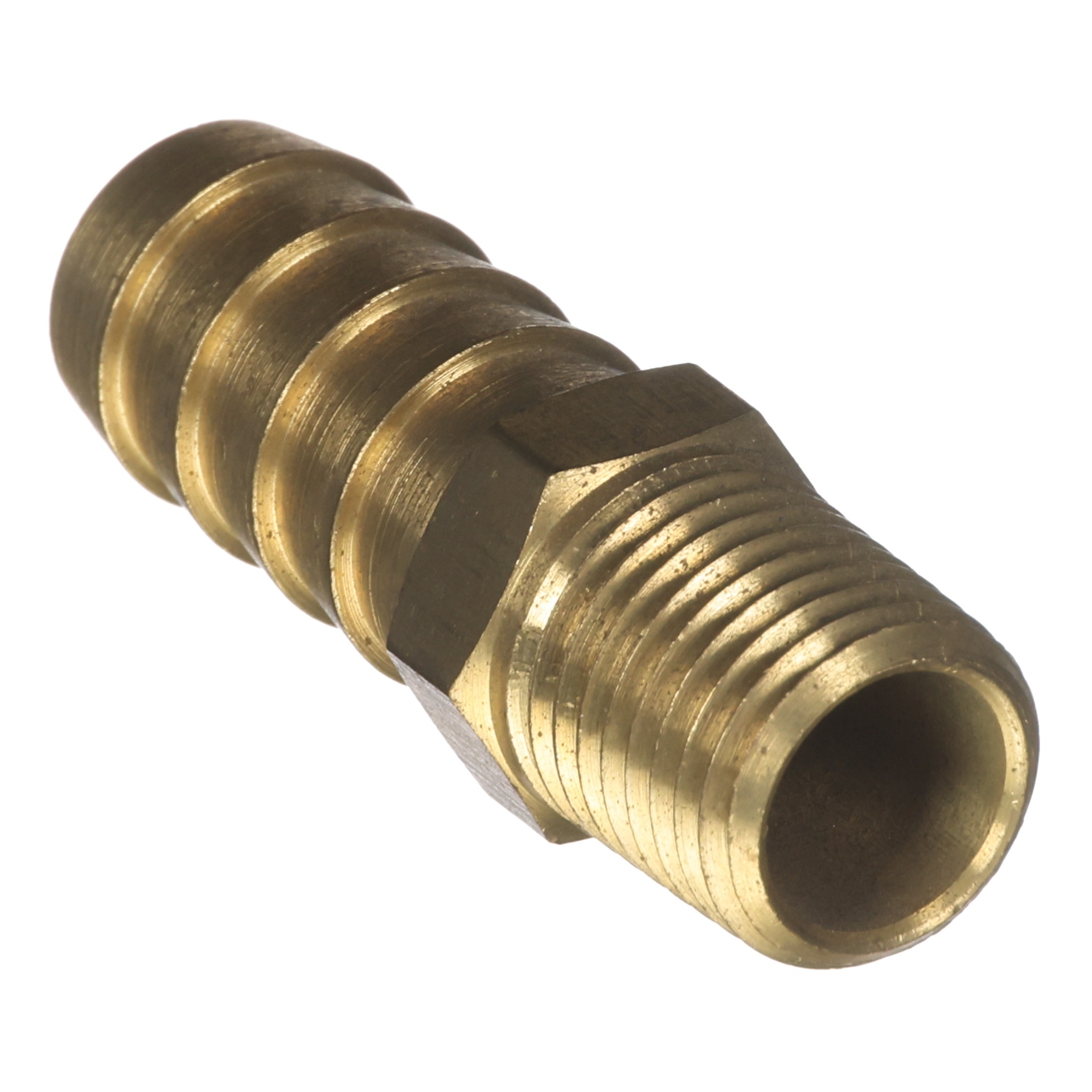 HOSE BARB/BRS,1/2"HOSEX1/4"MPT