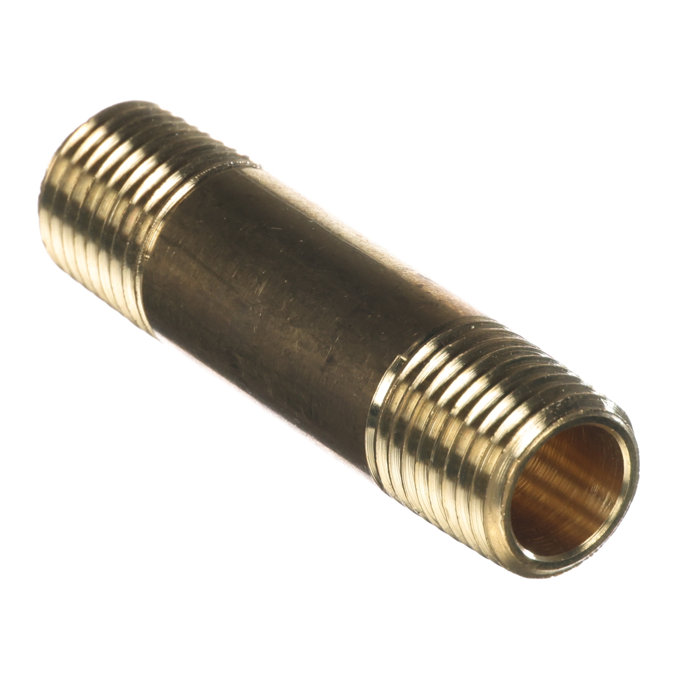Nipple 28-145 Brass 1/4in MPT x 2in Lgth