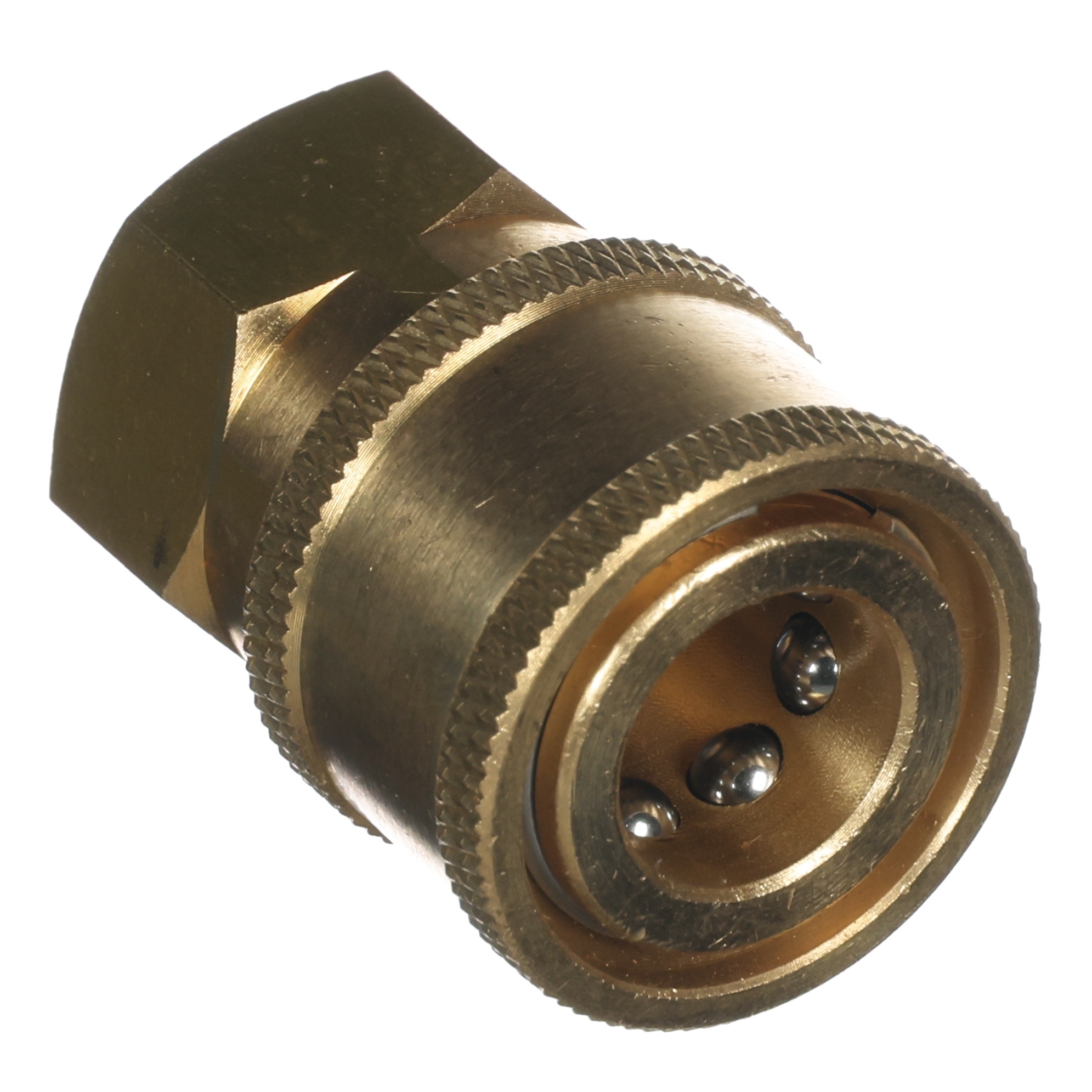 Quick-Disconnect Socket Brass 1/4in FPT